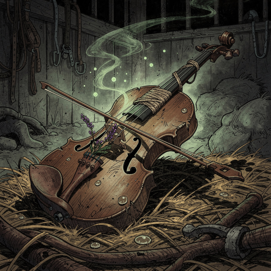 Pip's Fiddle, portrait